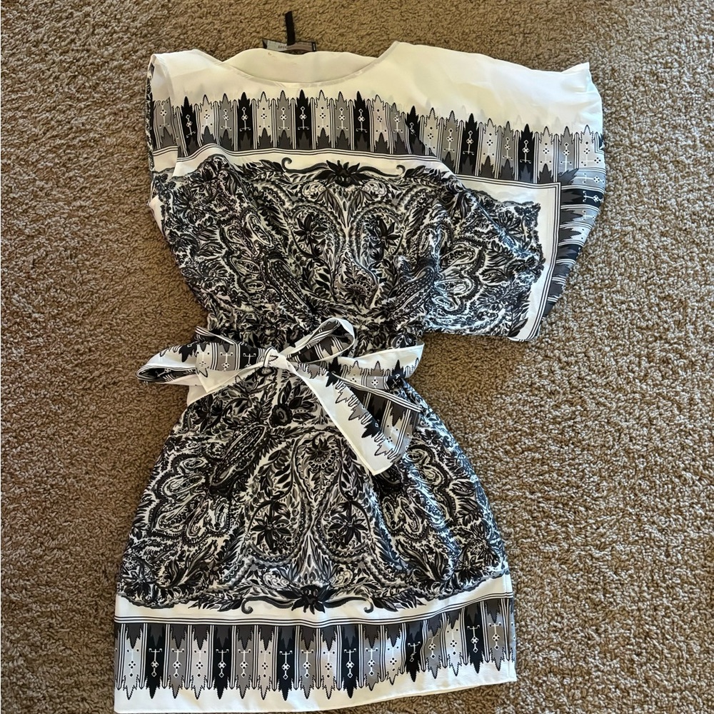 Black and white dress